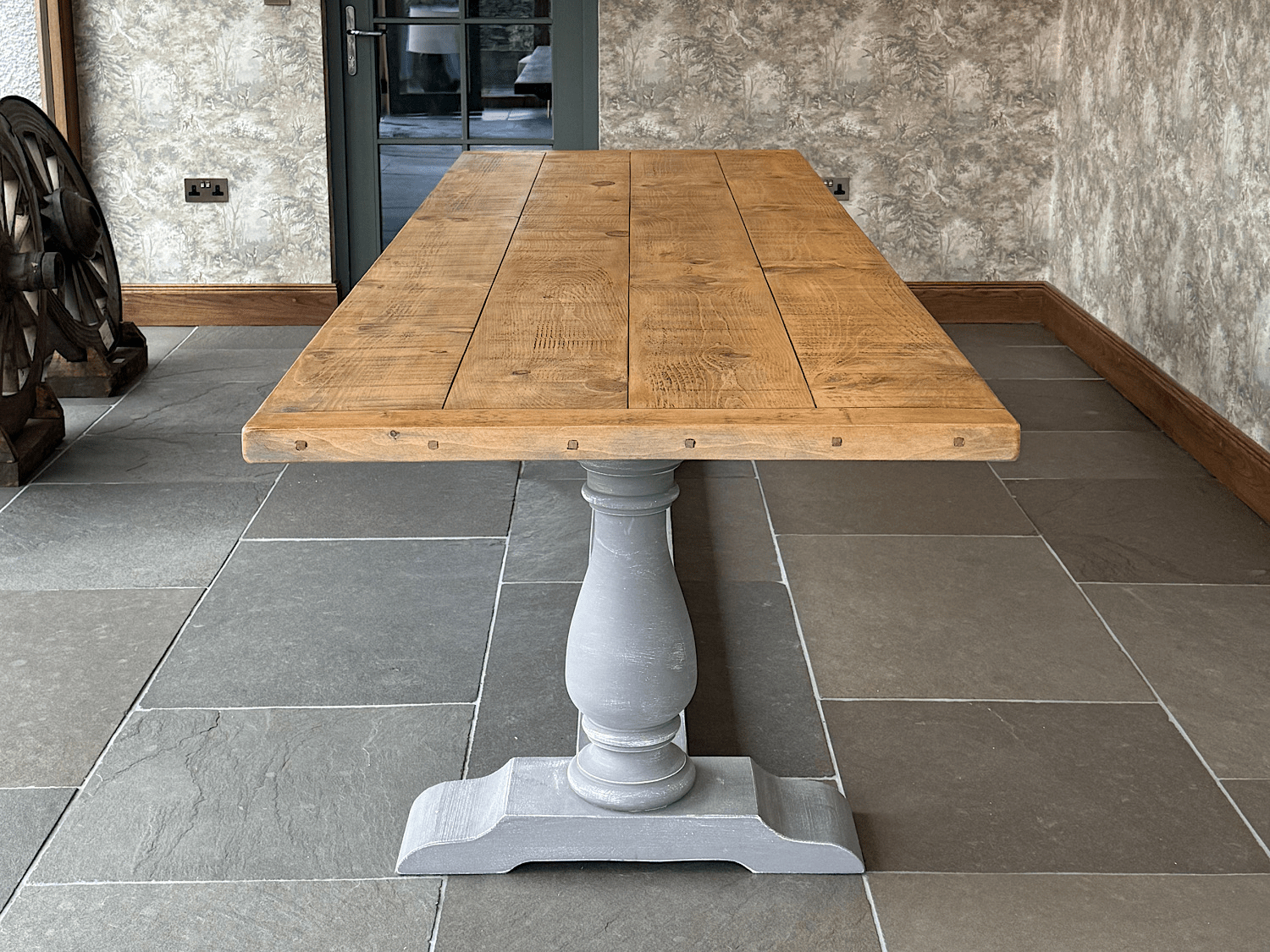 Balustrade Pedestal Table